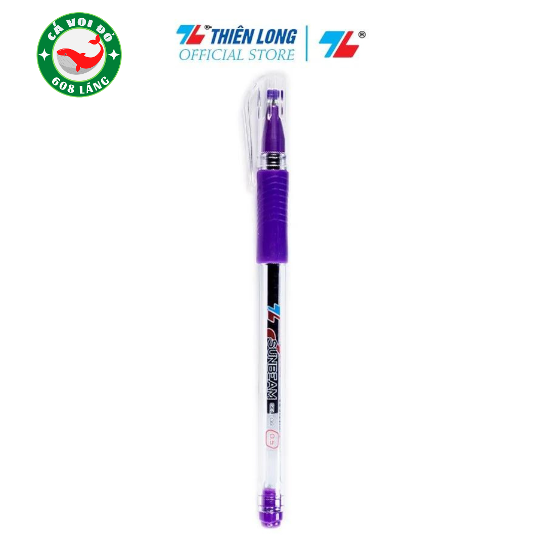Bút gel-08 mực tím thiên long
