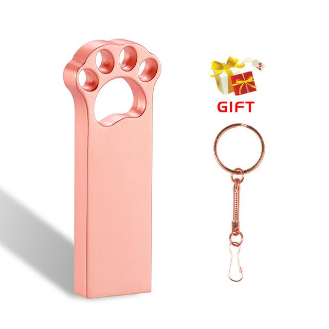 Jaster cat claw usb 2.0 flash drive 64gb 32gb high speed drive 16gb stick free custom logo gift u disk