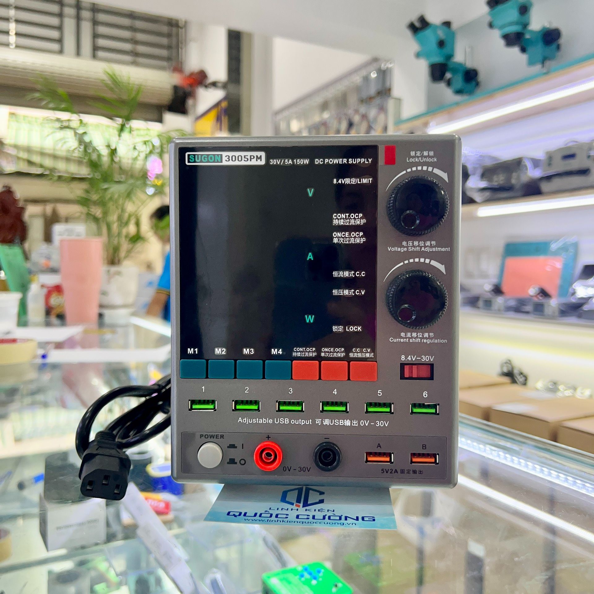 Máy cấp nguồn số sugon 3005-pm/ 5a-30v