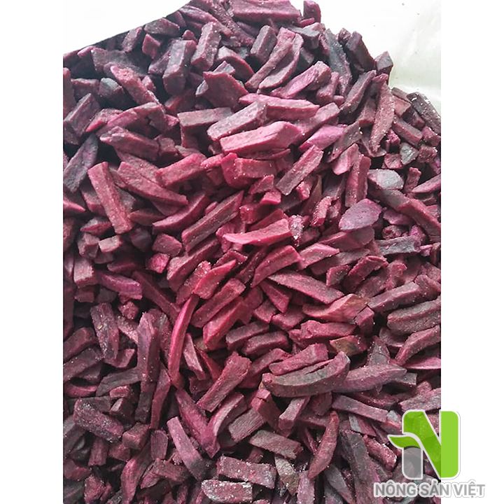 500gr Khoai Lang Tím sấy giòn (vụn )
