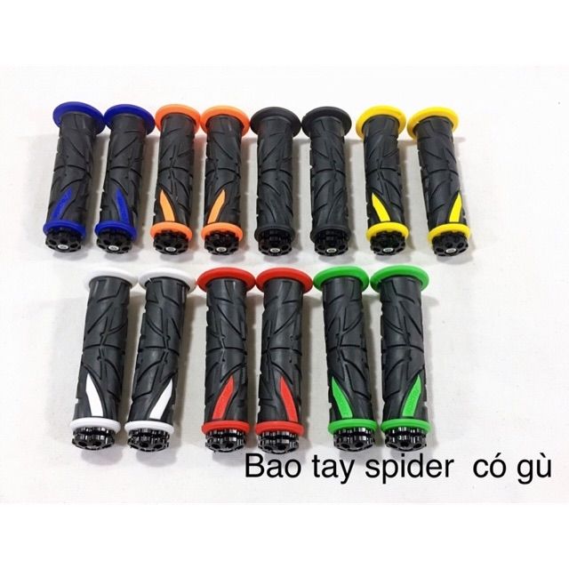 [FREE SHIP]Cặp bao tay ghi đông spider có gù bông mai, mua đôi bao tay gắn ghi động xe máy Spider hàng đep có gù-Màu bấtt kỳ-