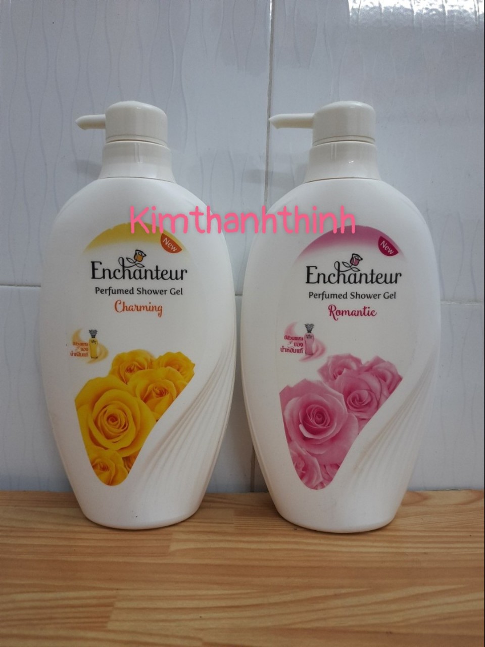(KTT) Sữa tắm  ENCHENTER hương nước hoa chai 550ml- Hàng Thái Lan