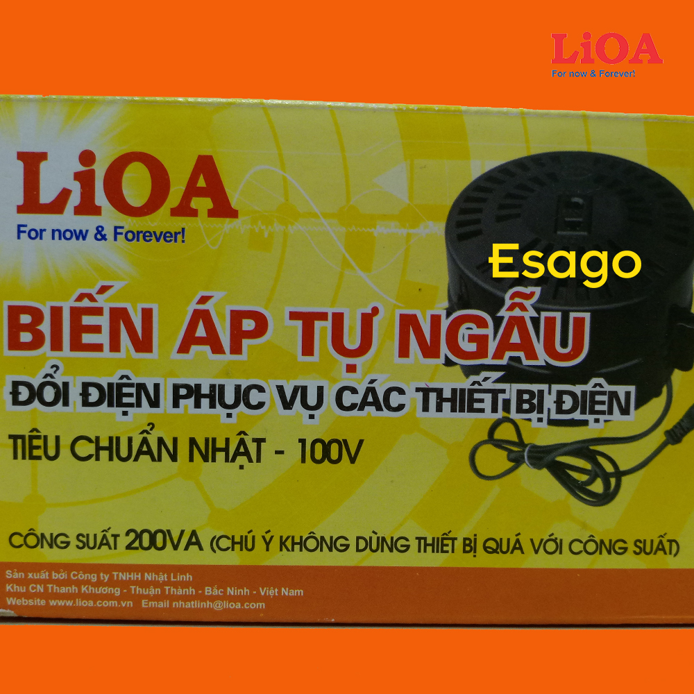 [HCM][200VA] Đổi điện 220V sang 100V LiOA công suất 200VA