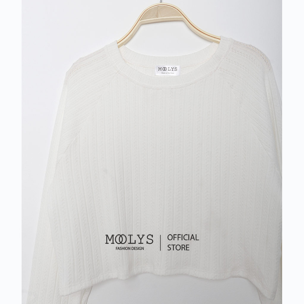 Áo croptop dài tay basic Moolys MC007