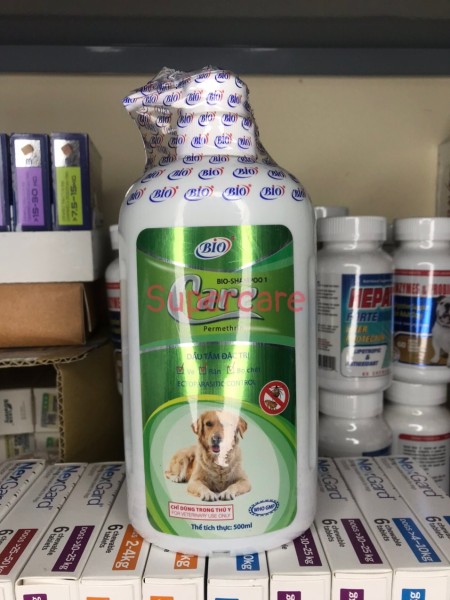 Sữa Tắm Bio Care 500ml Sạch Ve Bọ Chét Chó Mèo
