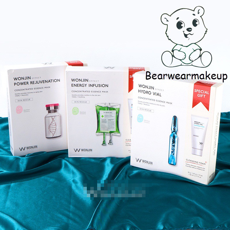 (TẶNG SỮA RỬA MẶT) SET MẶT NẠ WONJIN EFFECT 6 LOẠI