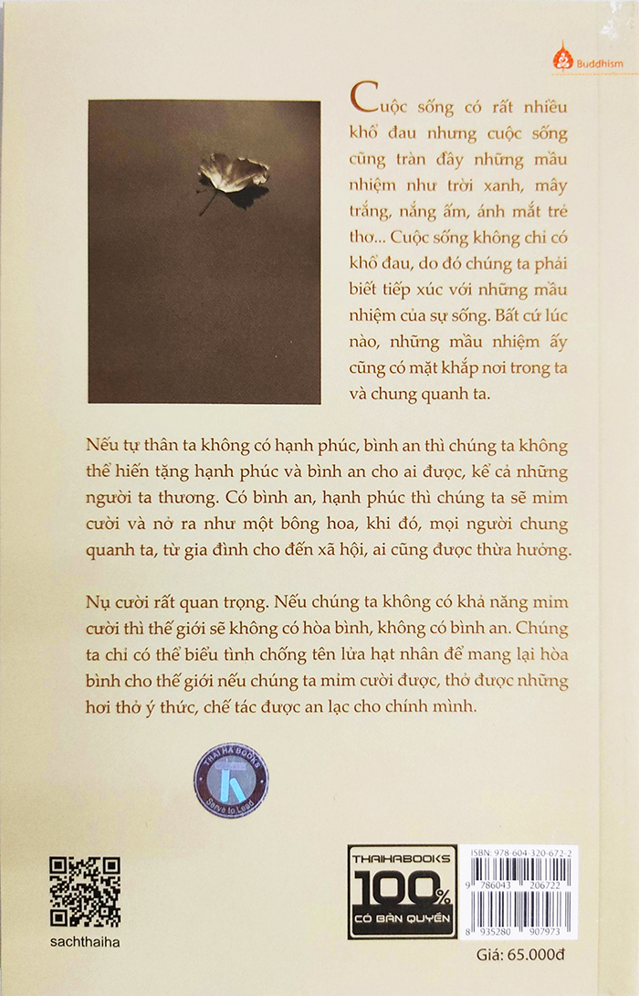 Sách - Muốn An Được An - Tác giả Thích Nhất Hạnh