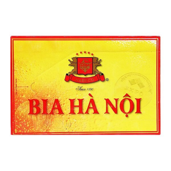 Thùng Beer Hà Nội 24 Lon - 330ml