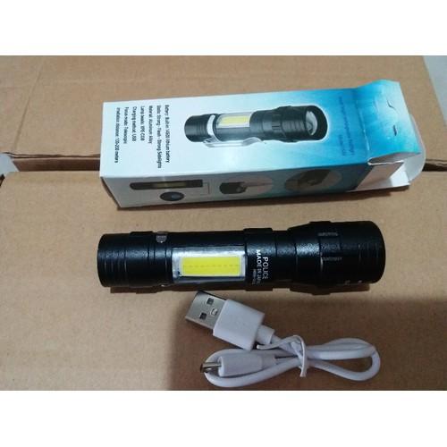 Đèn pin mini siêu sáng có zoom 1516