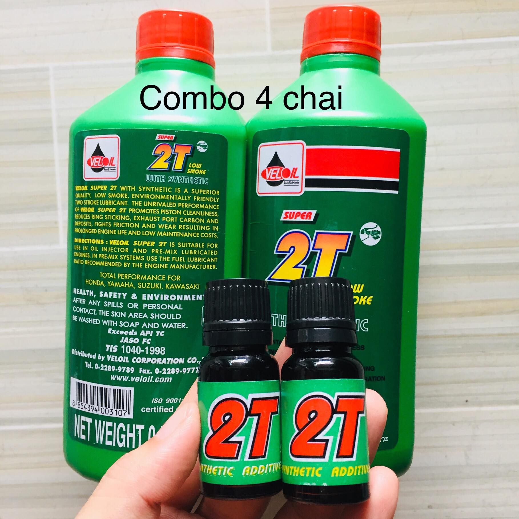 COMBO 2 NHỚT THƠM XE 2T VÀ 2 CHAI  TINH DẦU