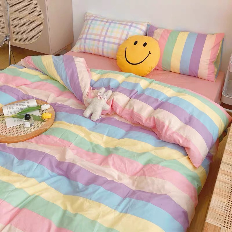 BỘ VỎ CHĂN GA GỐI ( 1 GA + 2 VỎ GỐI NẰM + 1 VỎ CHĂN ) PL-1