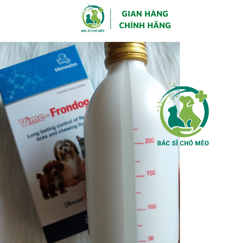 Vime Frondog- Chai Xịt Ve Rận Bọ Chét Chó Mèo 250ml