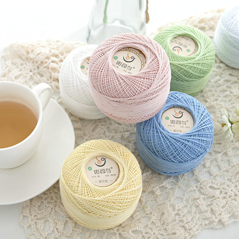 Sợi cotton Ruyi 0.8mm 33k/ cuộn 50g