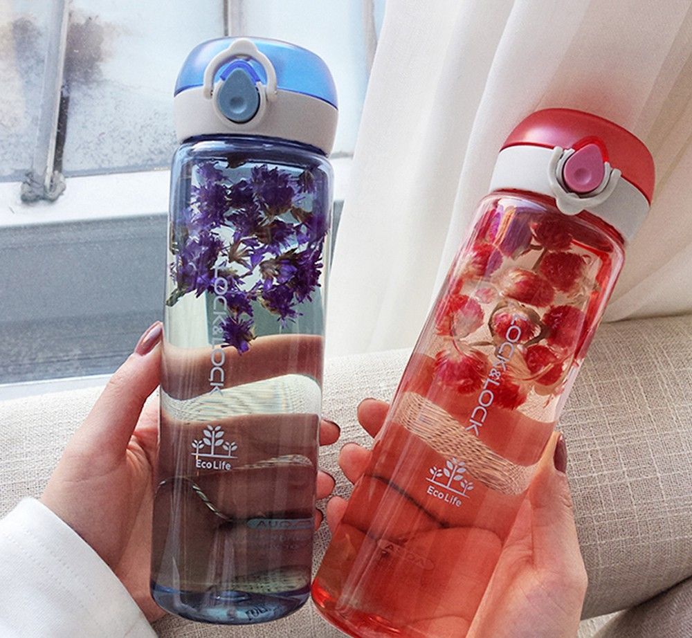 [HCM]Bình nước nhựa Tritan Lock&Lock One Touch Bottle 500ml ABF645
