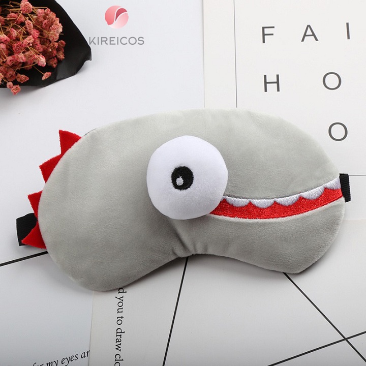 [HCM]Bịt Mắt Ngủ Miếng Che Mắt Ngủ Quái Vật Mắt Lồi Siêu Đáng Yêu Có Túi Gel