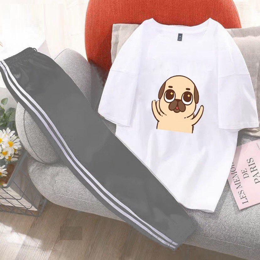 Sét Bộ Đồ Quần Áo Nữ Đẹp Giá Rẻ Ngắn Tay Mặc Đi Chơi Xinh Cute -
