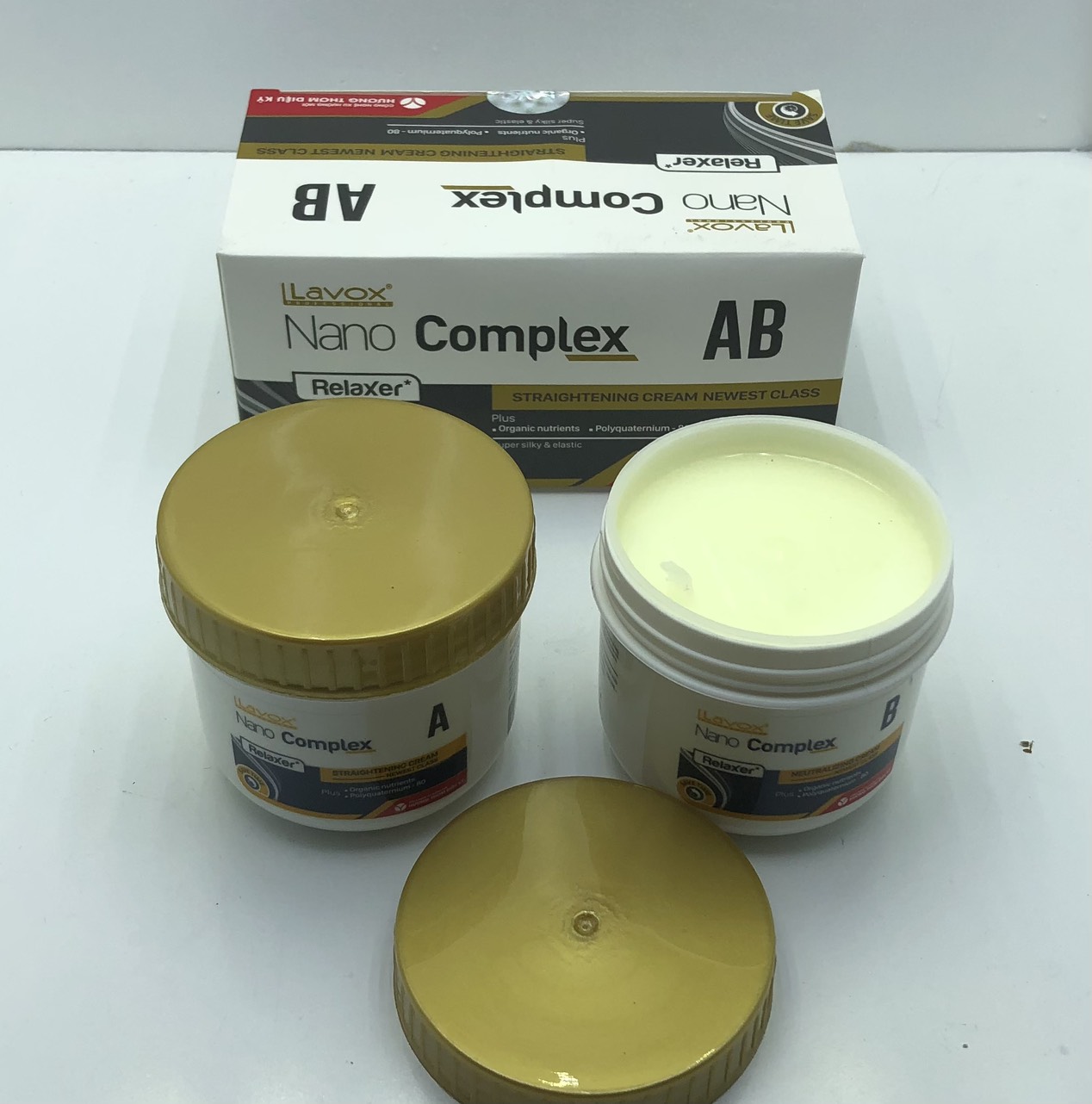 Thuốc Duỗi Tóc Tại Nhà Phục Hồi Tóc Lavox 150ml*2 (Tặng Kèm Bao Tay Và Lược Chải Thuốc)