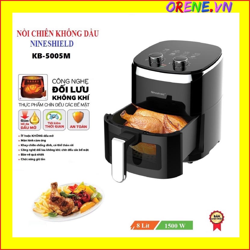 Nồi chiên không dầu Camel 8 Lít - BH 12T