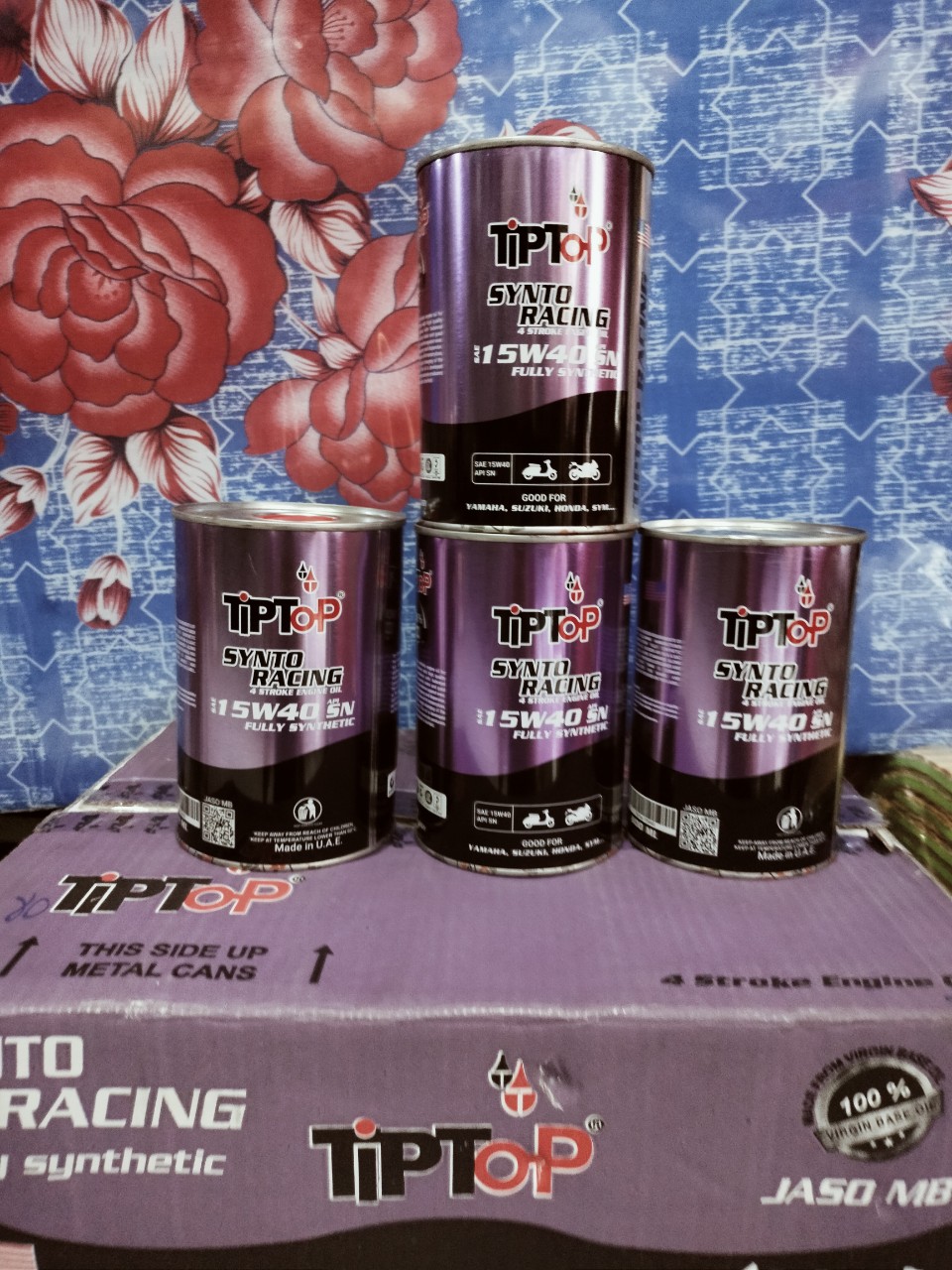Dầu nhớt TIPTOP SAE 15W40 API SN FULLY SYNTHETIC