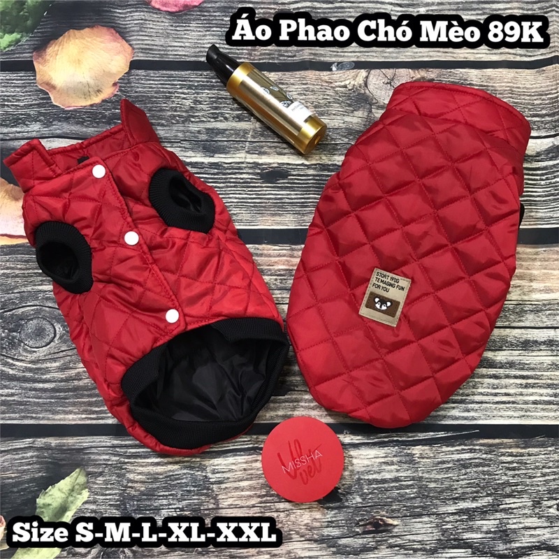Áo Phao cho Chó Mèo cực ấm [CÓ SỈ]