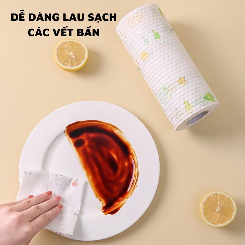 Cuộn Giấy Vải Lau Đa Năng Tiện Dụng (25cm) Tmark