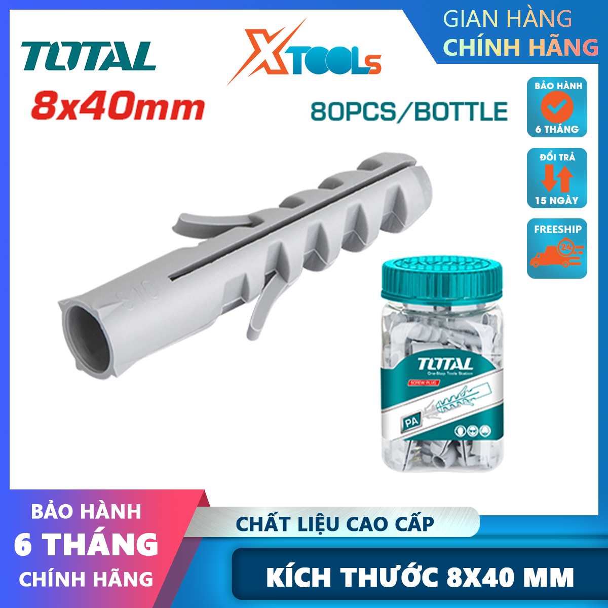 80 pcs of 8x40mm total