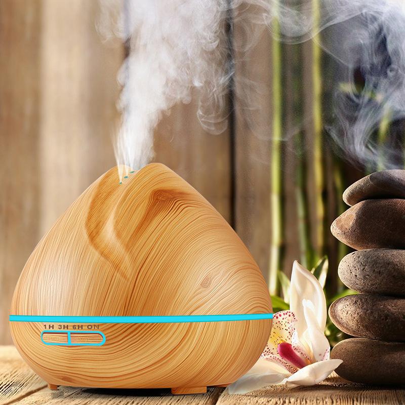 Máy Xông Tinh Dầu Tảo Ẩm Khuếch Tán Đuổi Muỗi Và Côn Trùng Bằng Tinh Dầu Điều Hòa Nhiệt Độ Phòng Phù Hợp Cho Phòng Kín Hình Búp Sen 400 Ml