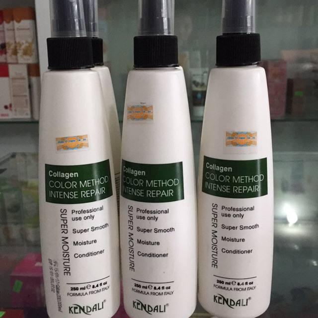 (CHÍNH HÃNG) Xịt Dưỡng Phục Hồi Tóc Collagen Kendali 250ML