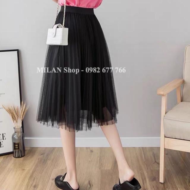 💝 FREESHIP 💝 Chân Váy Lưới TuTu 2 Lớp Hàng Cao Cấp E19