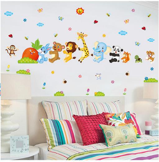 Decal trang trí Thú Kéo Cà Rốt 01