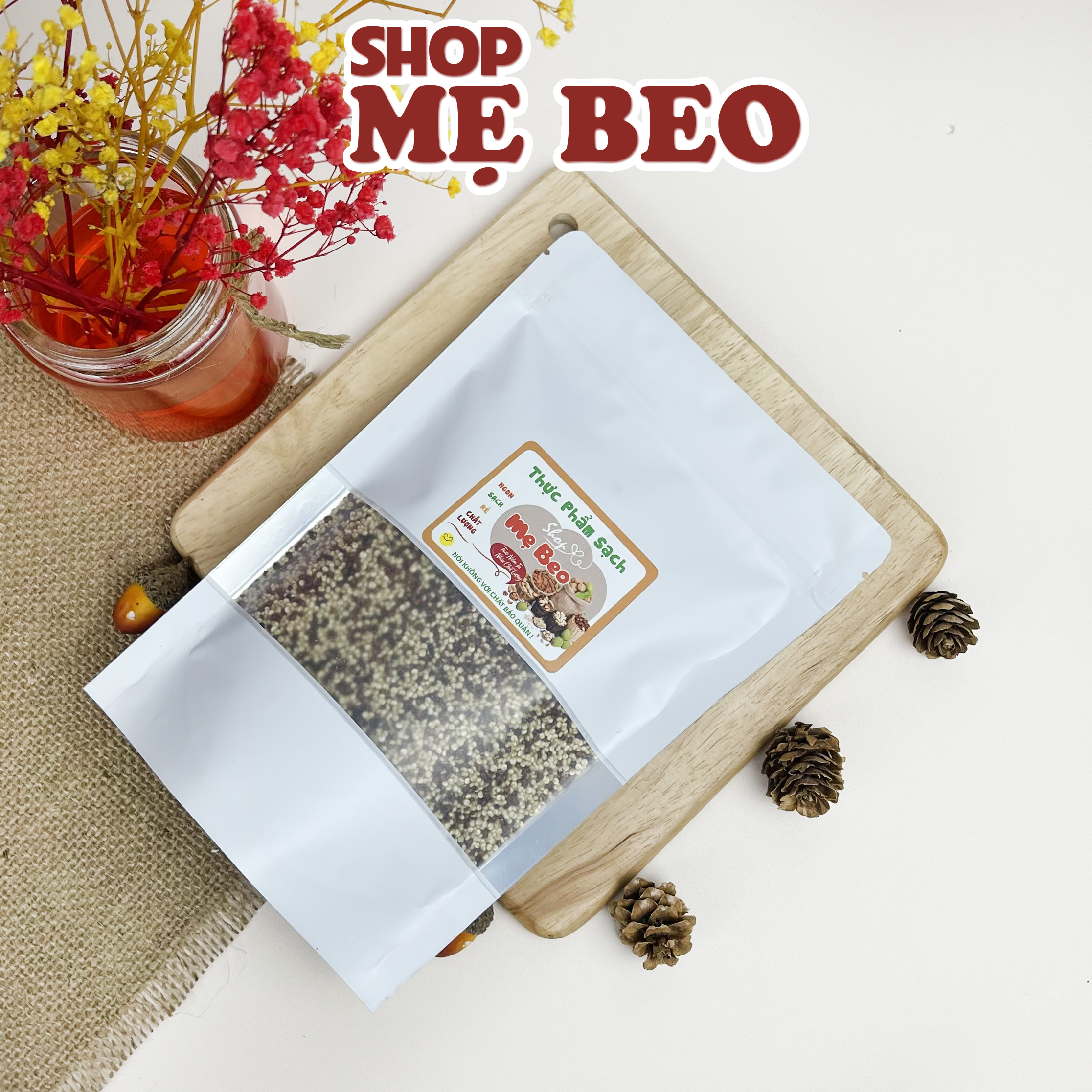 Hạt Diêm Mạch Trắng Mỹ - White Quinoa Mỹ