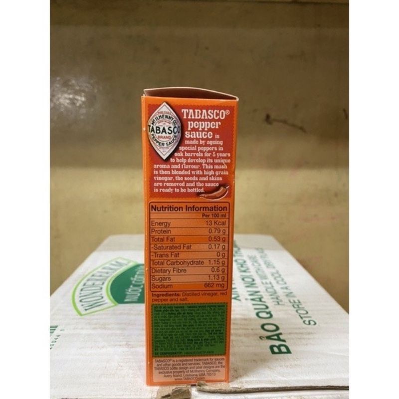 Sốt Ớt Đỏ Hiệu Tabasco