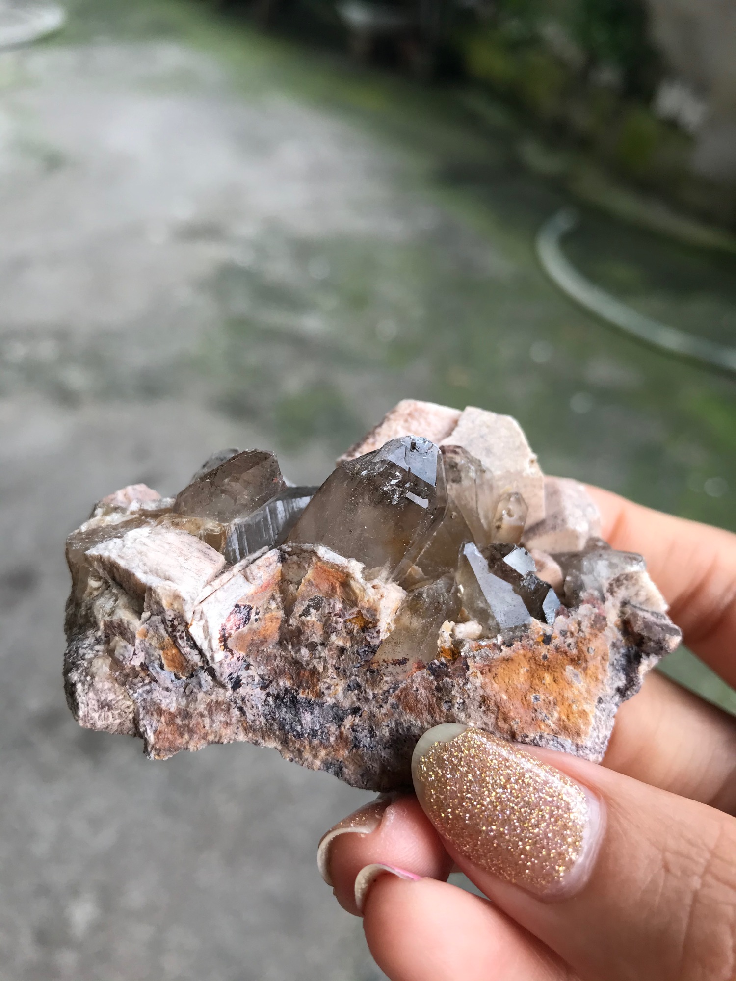 Đá Thạch Anh tự nhiên dạng bụi tinh thể