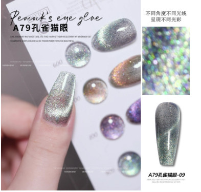 Sơn mắt mèo ( ánh ngọc trai/ ánh flash/ ánh kim cương ) mới HOT set 9 chai vendenni