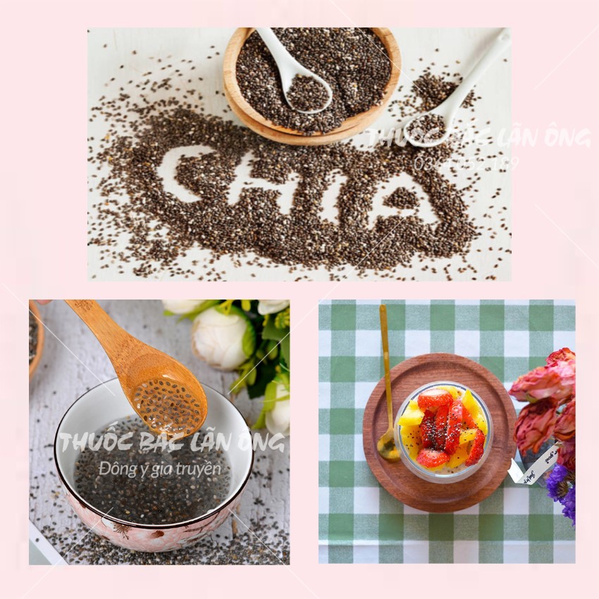 Chia Seeds 500g, Black Chia Seeds, Eat Clean, Used to Make Tea, Make Smoothies, Juice, Cook Beauty Drinks