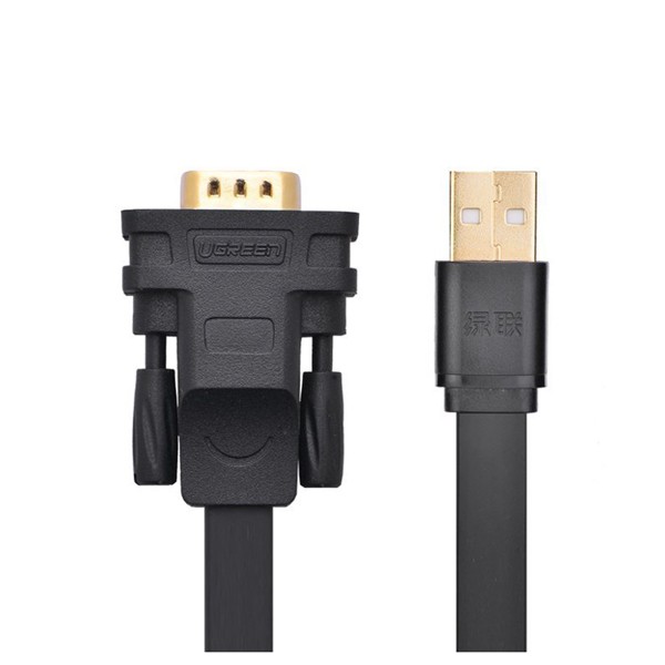 Cáp Usb To Com (Rs232) Dài 2M Cáp Dẹt Ugreen 20218