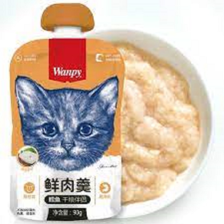 [  súp thưởng ] súp thưởng wanpy nắp vặn 90g - súp thưởng chó mèo wanpy