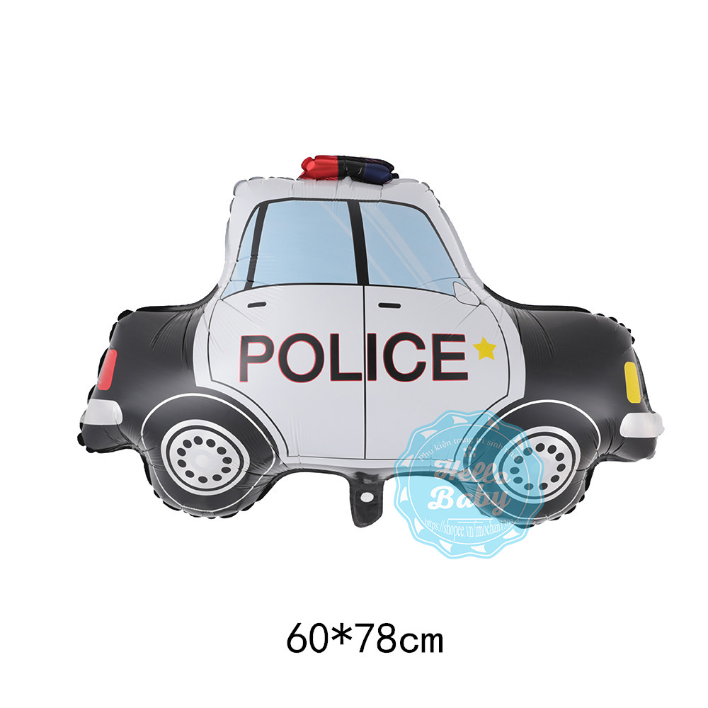 Set bóng trang trí chủ đề xe (Kèm Bơm + Keo) - Hello Baby