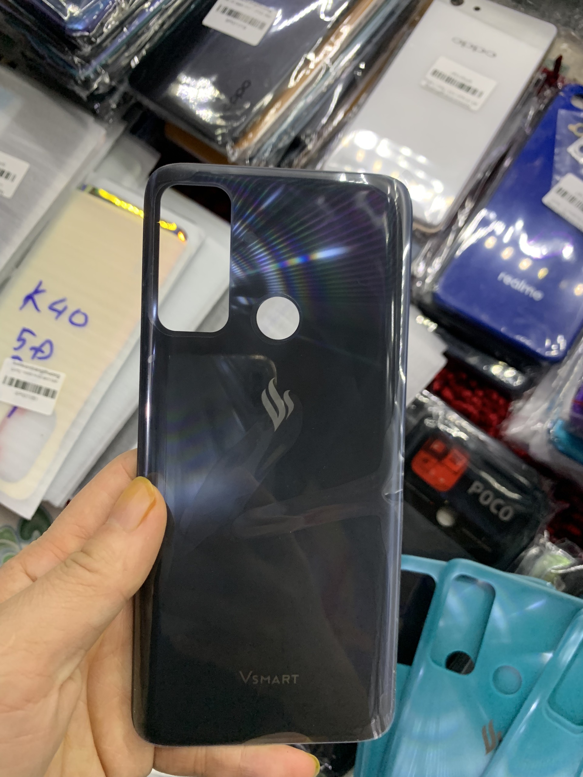 miếng lưng sau nắp lưng sau điện thoại vsmart live 4