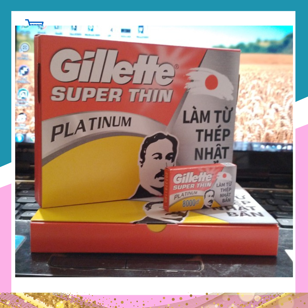 Lưỡi lam Gillette hộp 100 lưỡi hàng Cty