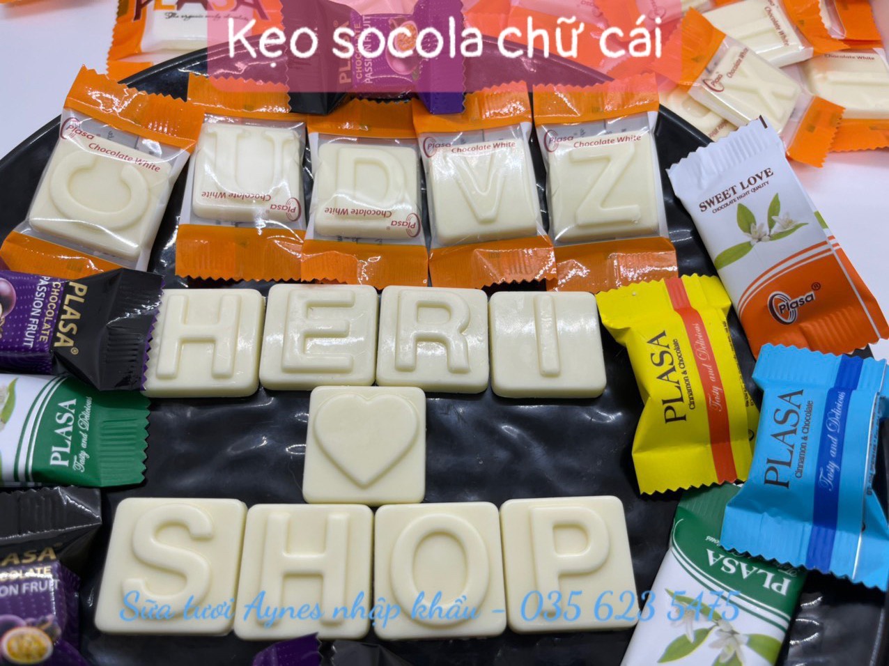 SOCOLA CHỮ CÁI - 320G- 69K