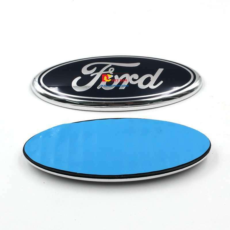 01 PCs car rear view logo car emblem badge for Ford 17.8cm * 7cm F150 (charcoal blue)