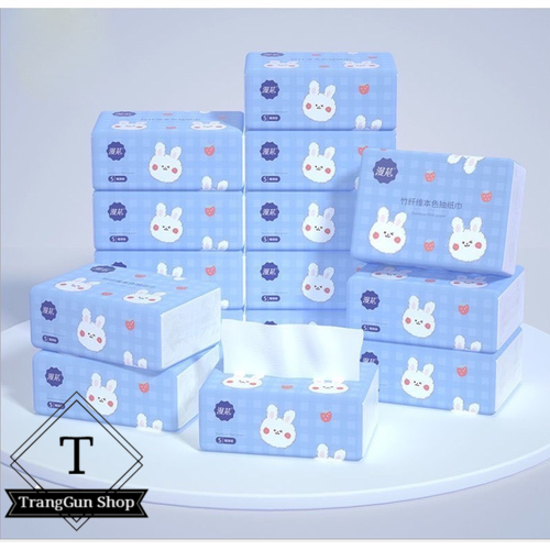 Sale !!! Giấy Ăn Rút Hình Thỏ Siêu Hót [Bán Lẻ 1 Gói]