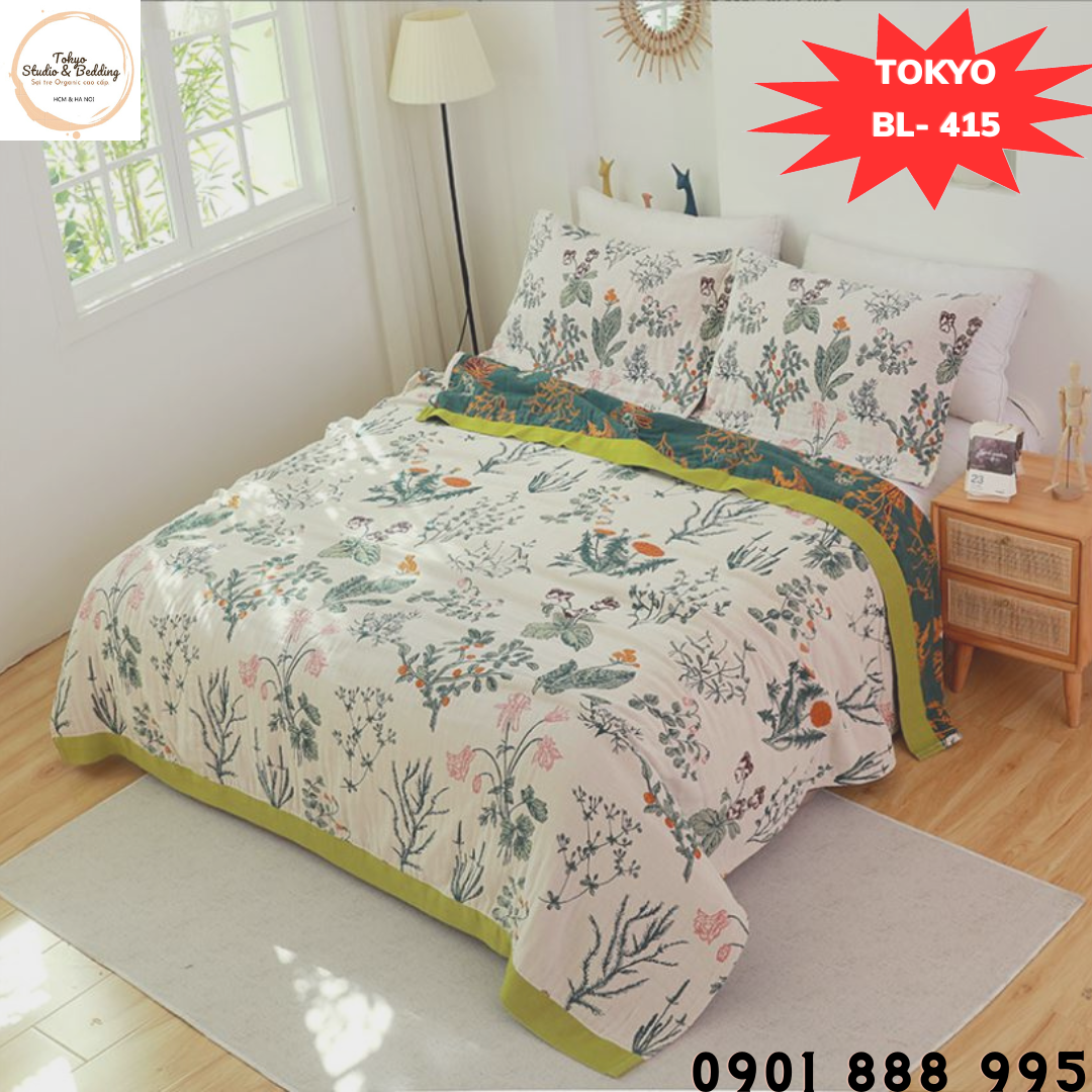 A97_Chăn Xô Organic Cotton Dòng Cao Cấp