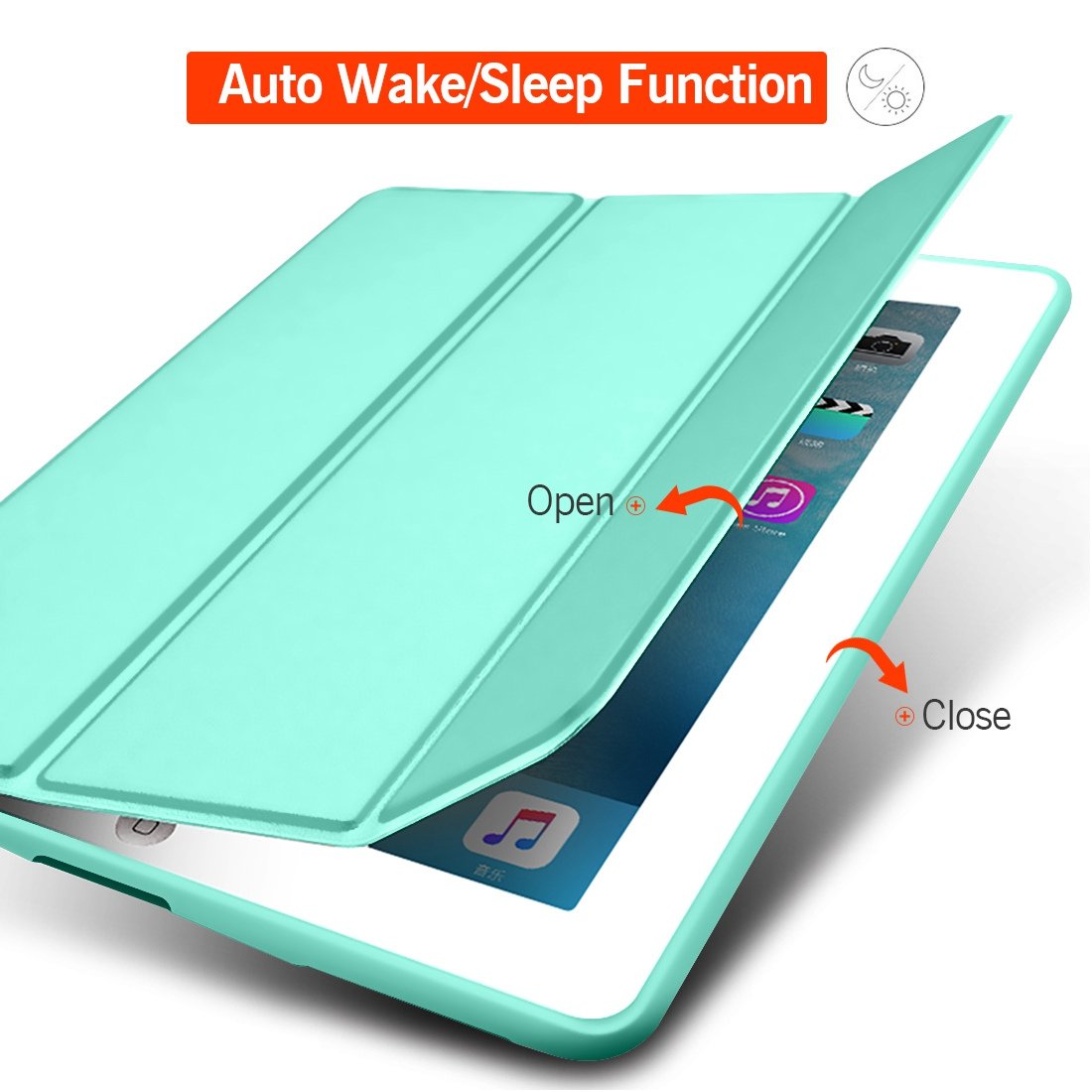 Bao da kiêm ốp lưng Silicon dẻo cho iPad Pro 9.7 inch -PKCB