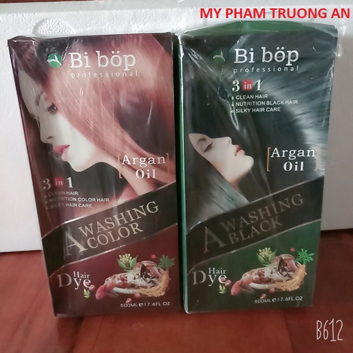 COMBO DẦU GỘI BIBOP PHỦ BẠC CHO TÓC ĐEN VÀ NÂU