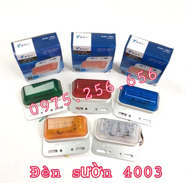 Đèn led sườn xanh Biển 12V đèn sườn trang trí xe ô tô xe tải mháy sáng