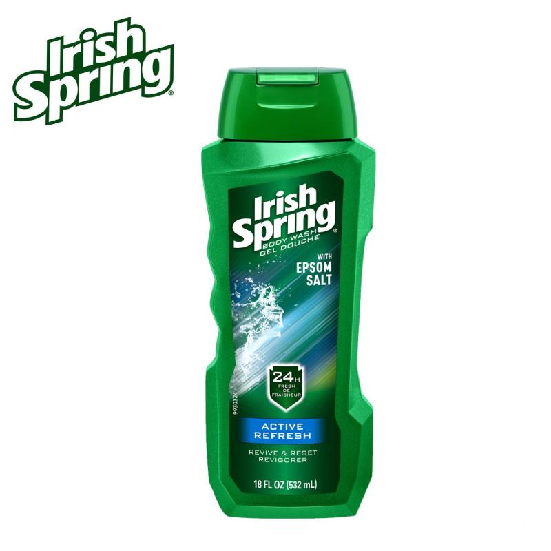 SỮA TẮM IRISH SPRING BODY WASH GEL DOUCHE ACTIVE REFRESH MỸ 532ML nhập khẩu
