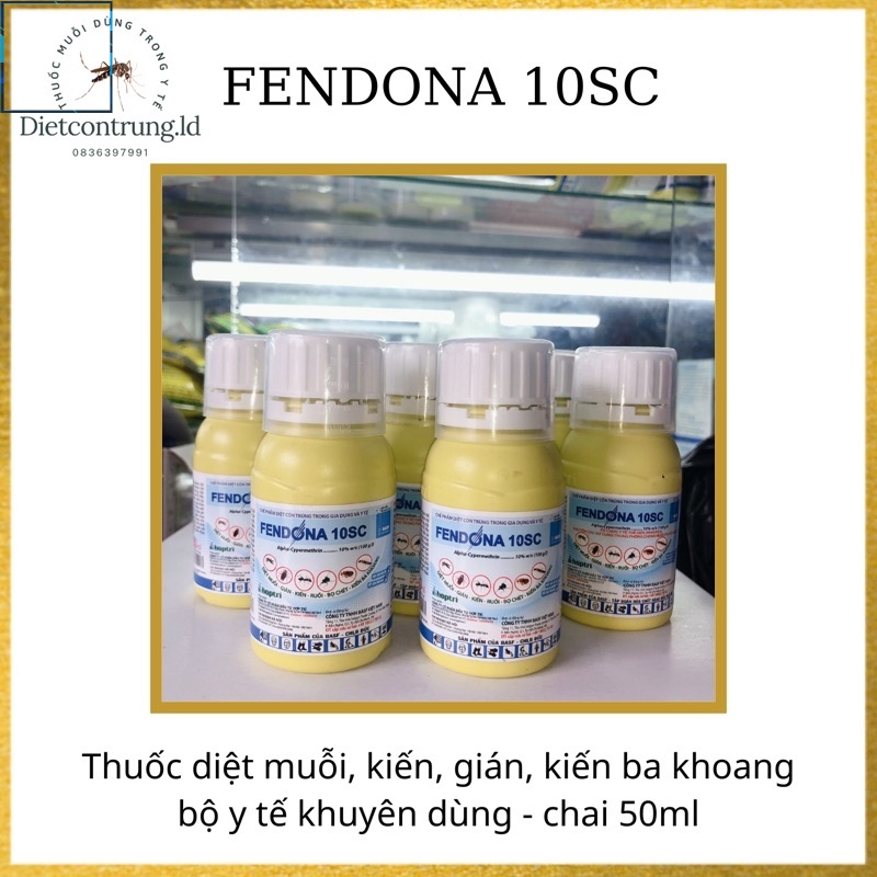 Thuốc diệt côn trùng Fendona 10SC - 50ml .