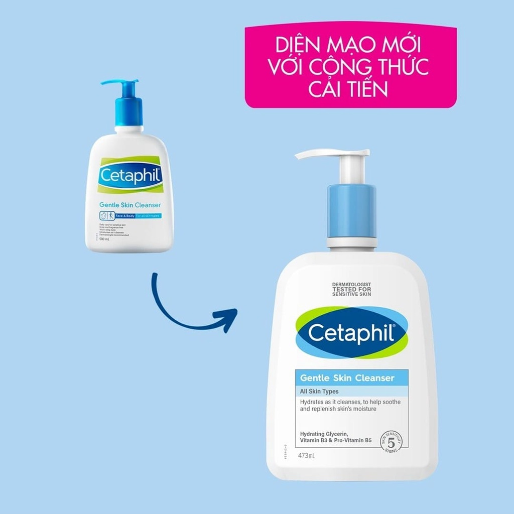 Sữa rửa mặt Cen.ta.phil mẫu mới 473ml